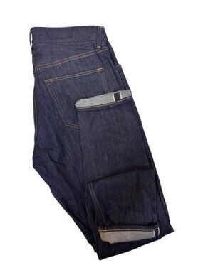 Banana Republic Mens Selvedge American Cone Denim Jeans Indigo Blue 34x32